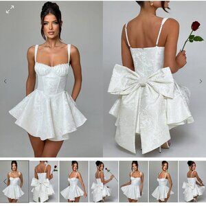 EMELIE PLAYSUIT - IVORY  SIZE M